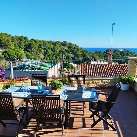 Сasa de vacaciones Pura Vida Piscina Barbacoa Y Vistas Al Mar Pineda De Mar